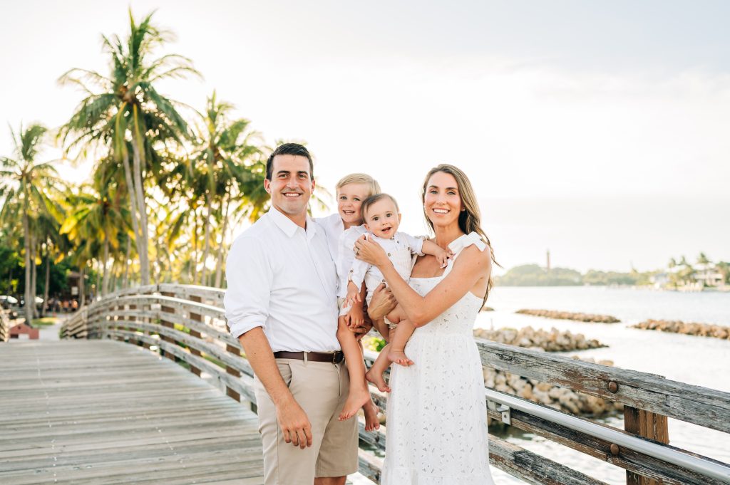 South florida lifestyle family session at Dubois park
