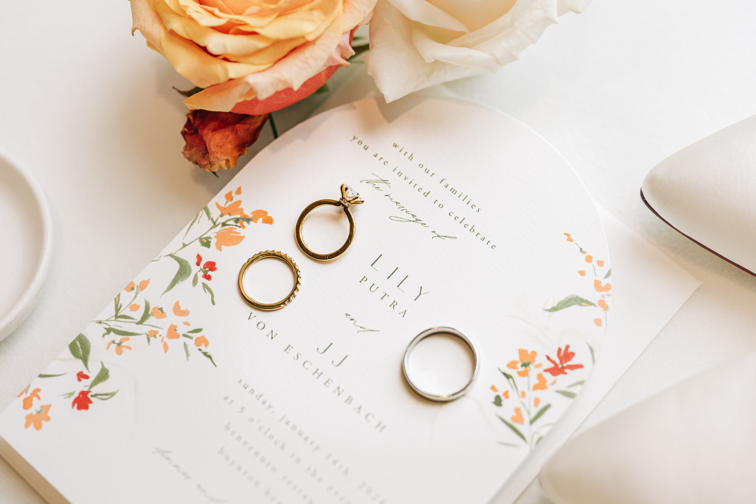 Rings captured by Benvenuto Wedding photographer