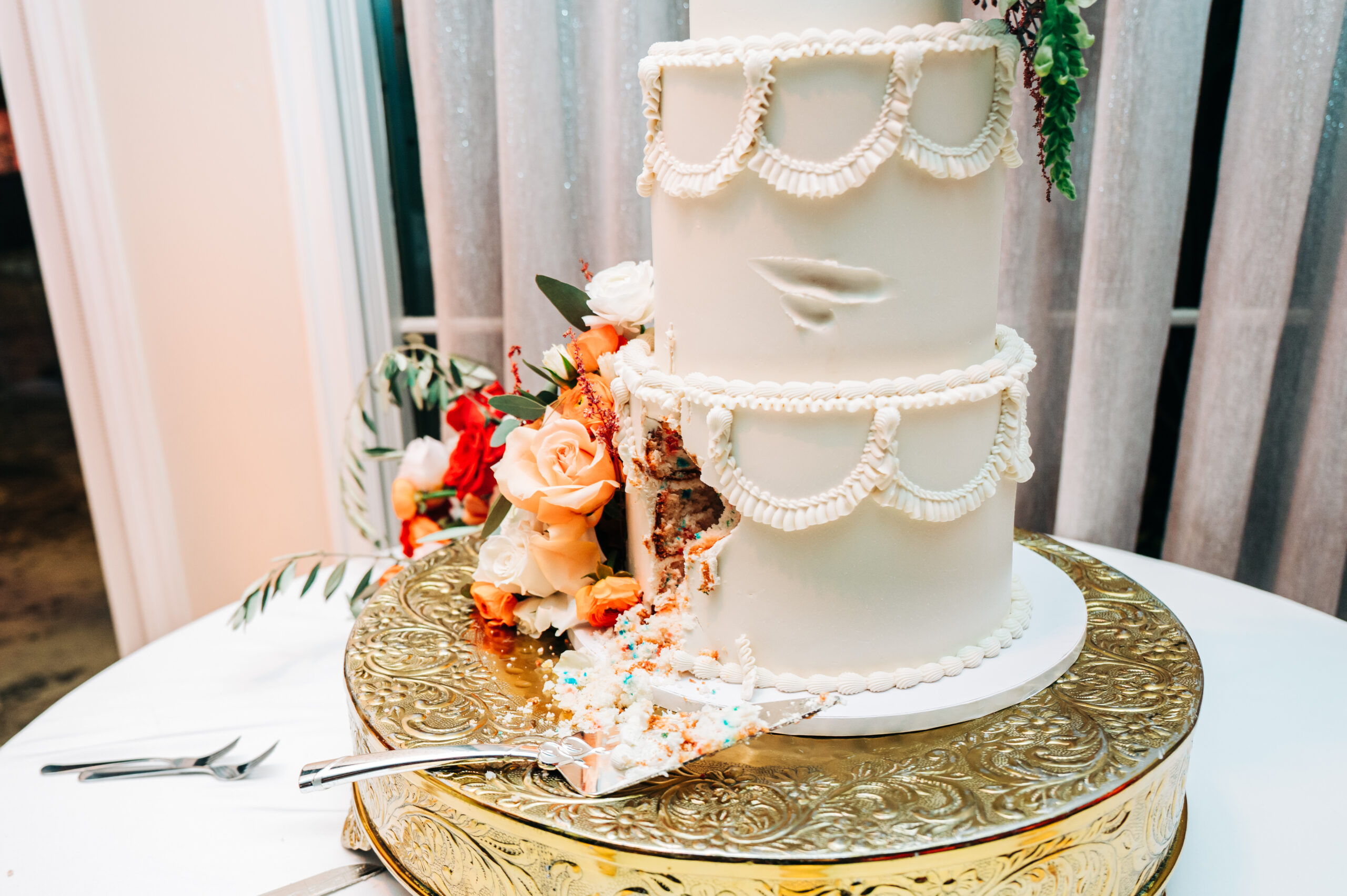 Wedding Cake at Benvenuto in Boynton Beach