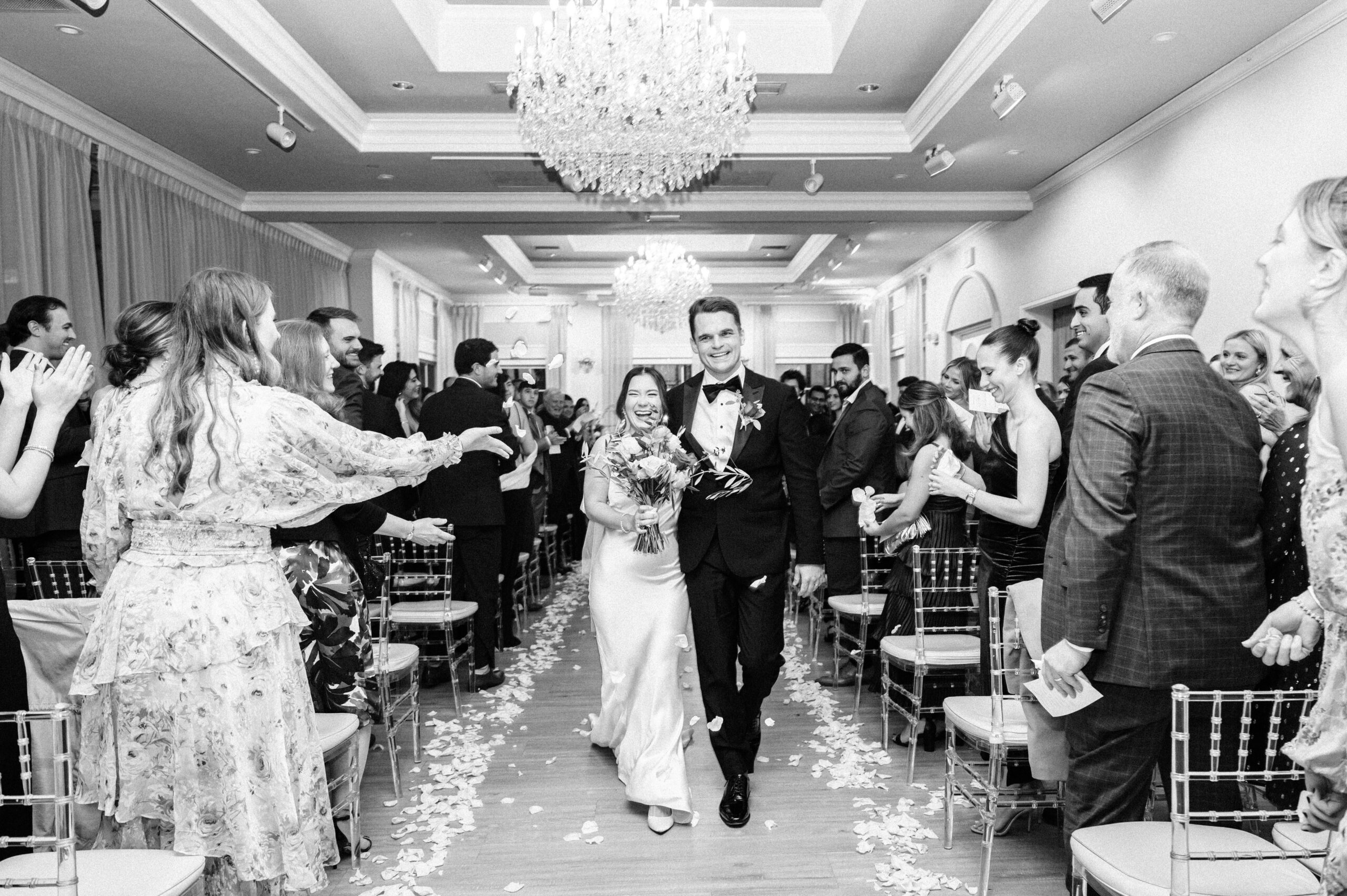 Benvenuto indoor ceremony captured by boynton beach wedding photographer