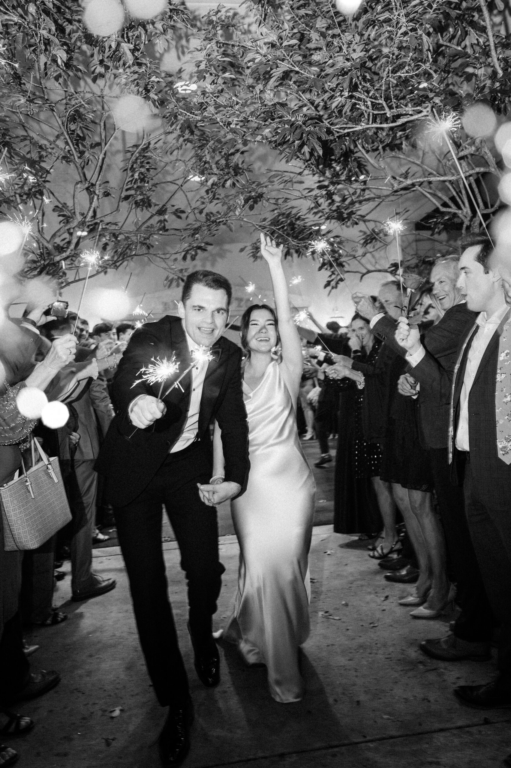 Sparkler exit at benvenuto