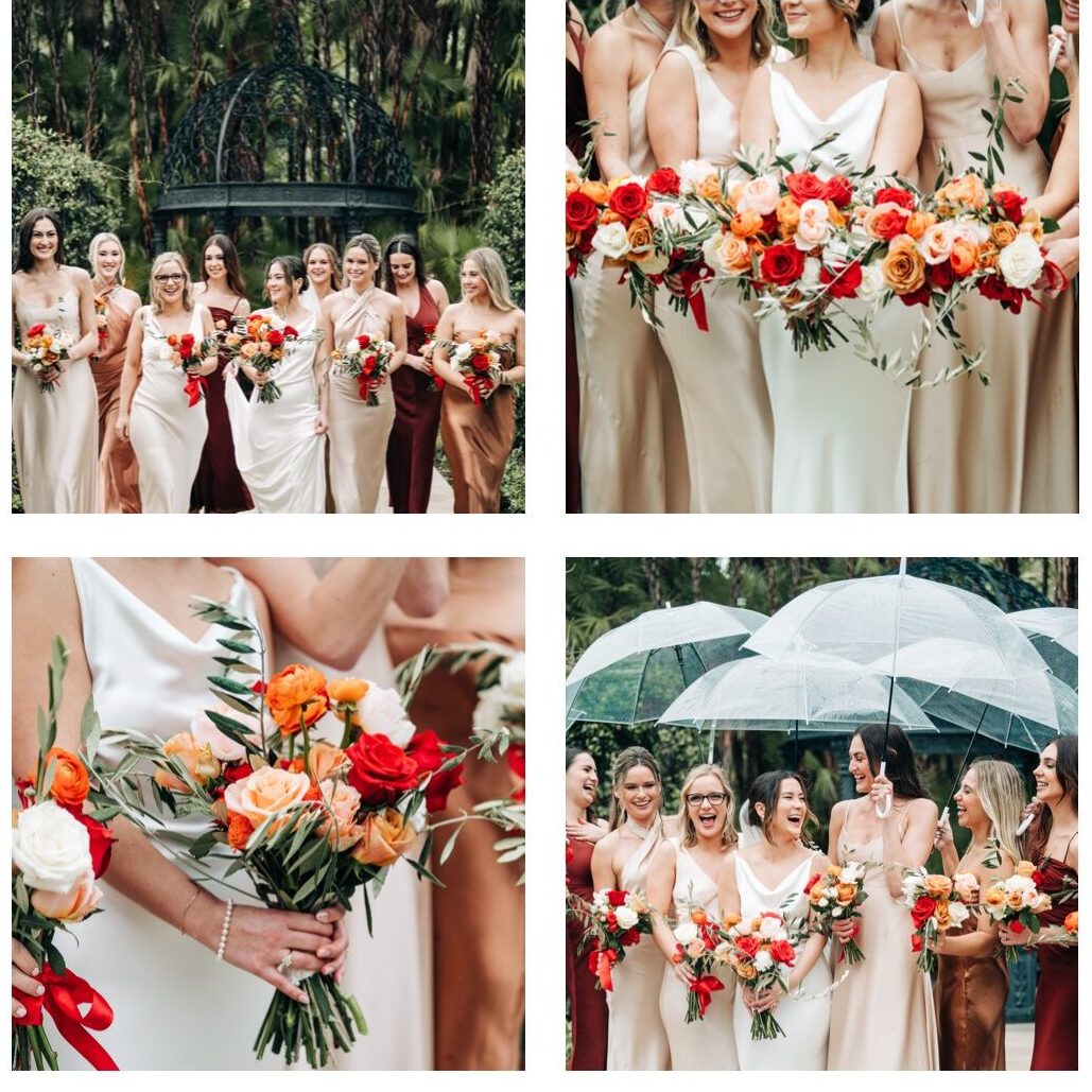 Wedding party photos captured at Benvenuto in Boynton Beach by wedding photographer