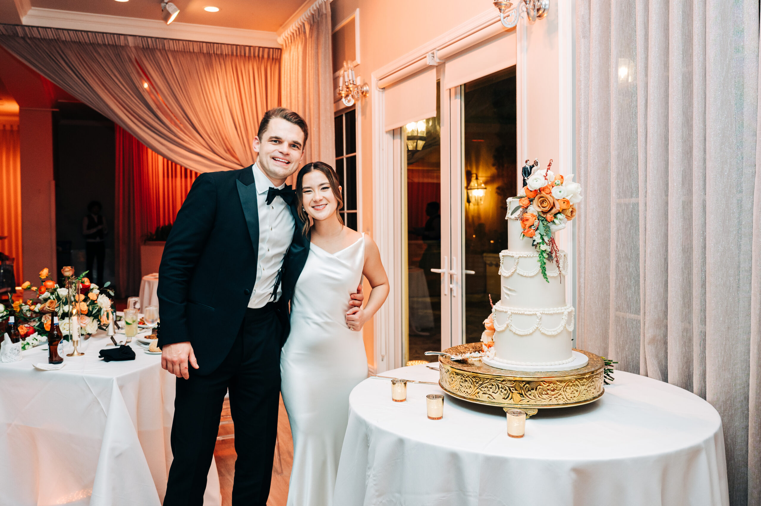 Wedding Cake at Benvenuto in Boynton Beach